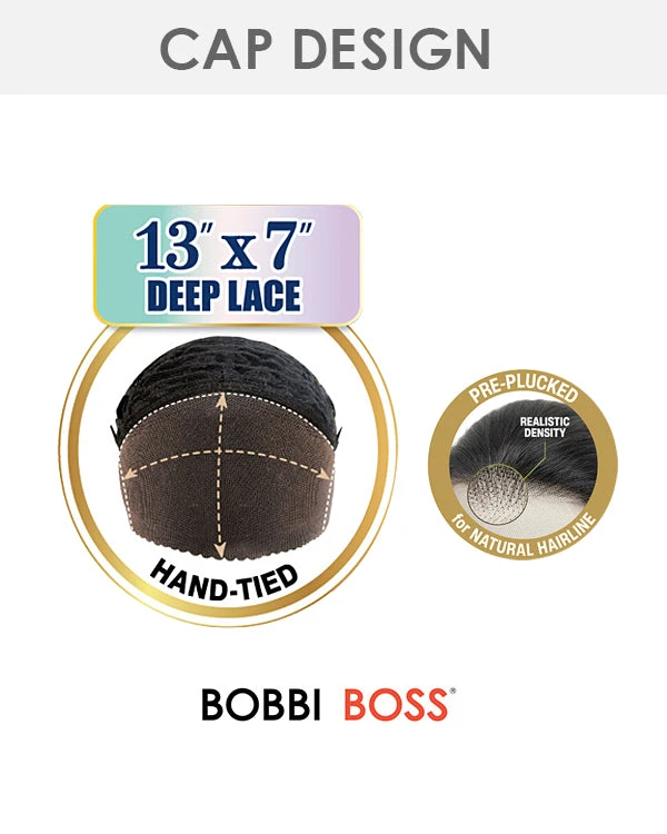 Antonia | Lace Front Human Hair Blend Wig By Bobbi Boss - Image 3