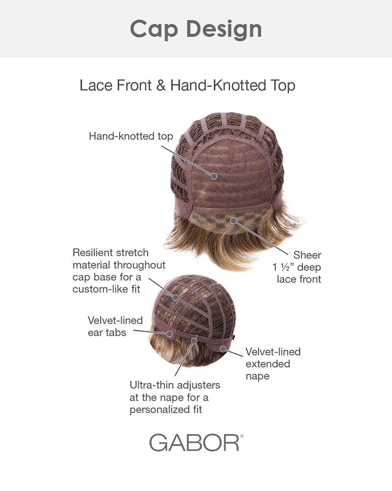 Carte Blanche-Large | Lace Front & Monofilament Synthetic Wig By Gabor - Image 5