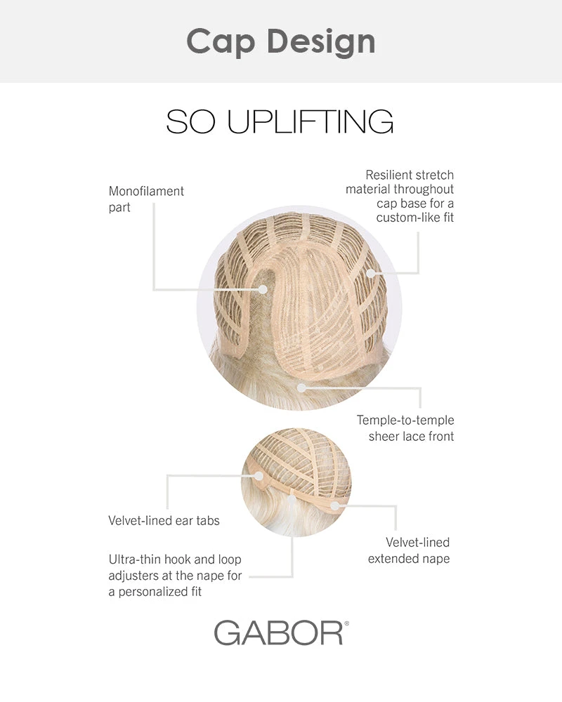 So Uplifting | Lace Front & Monofilament Part Synthetic Wig By Gabor - Image 8