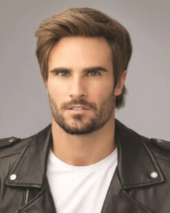 Edge | Average/Large Men's Lace Front & Monofilament Crown Synthetic Wig By HIM