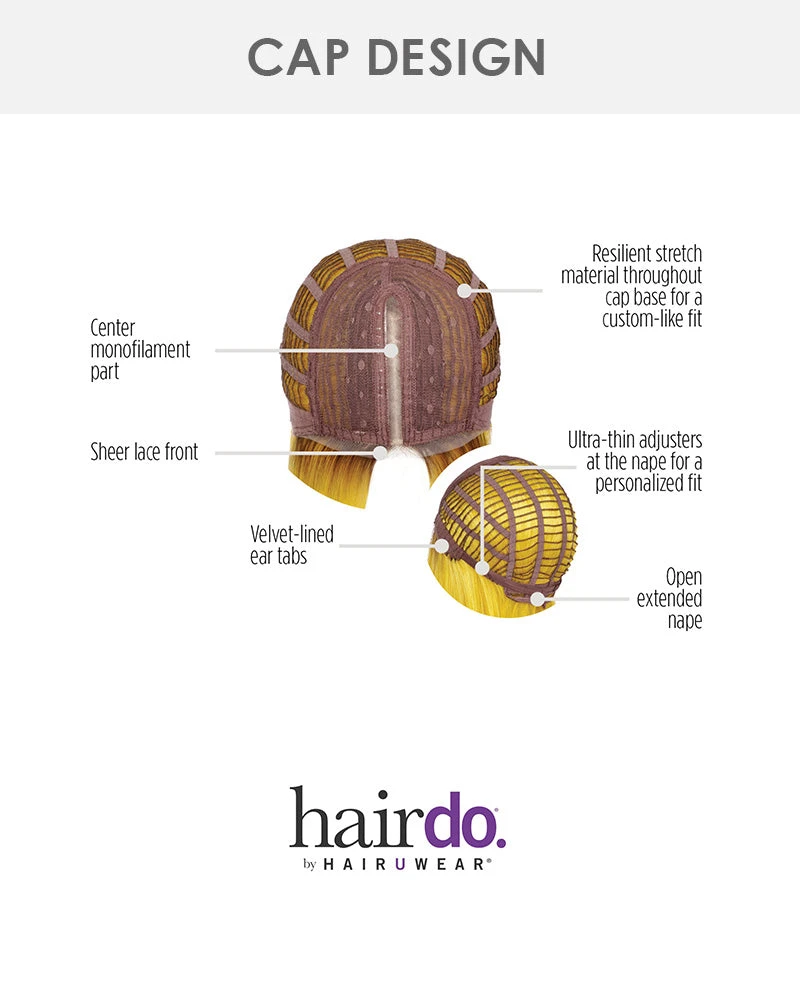 It's Always Sunny | Lace Front & Monofilament Part Synthetic Wig By Hairdo - Image 8