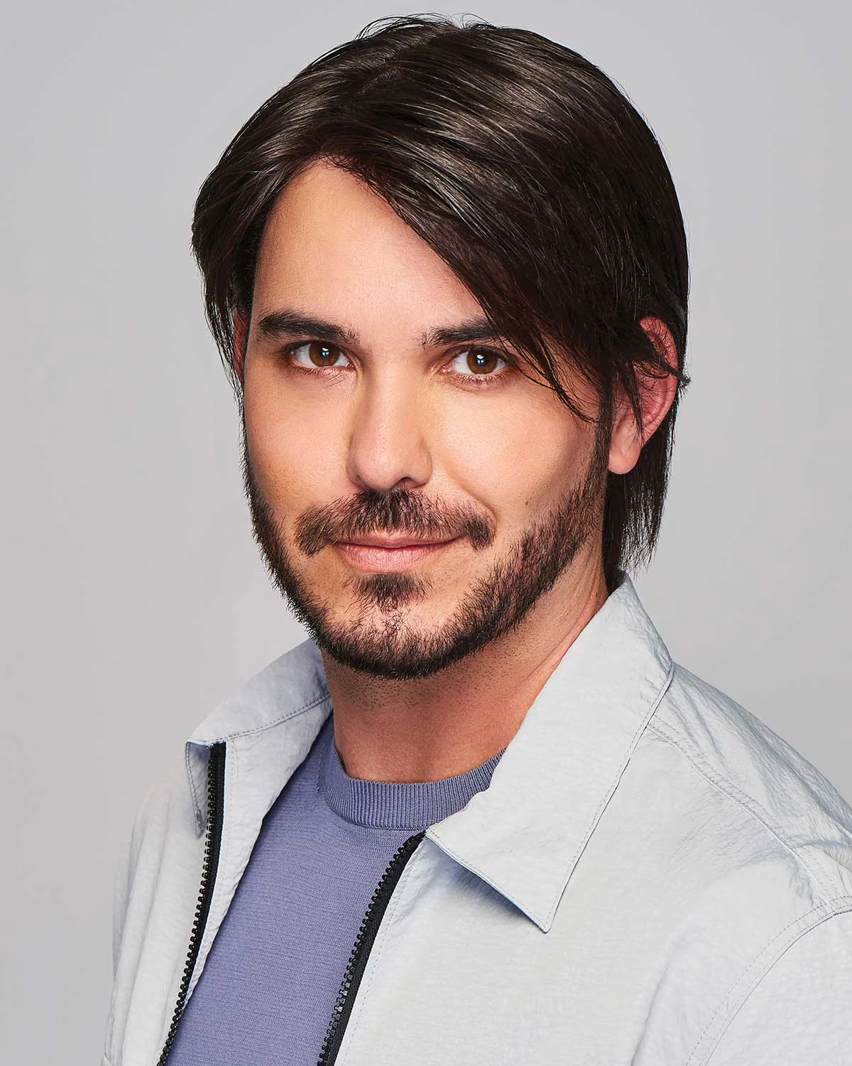 Sharp | Average/Large Men's Lace Front & Monofilament Human Hair Blend Wig By HIM - Image 5