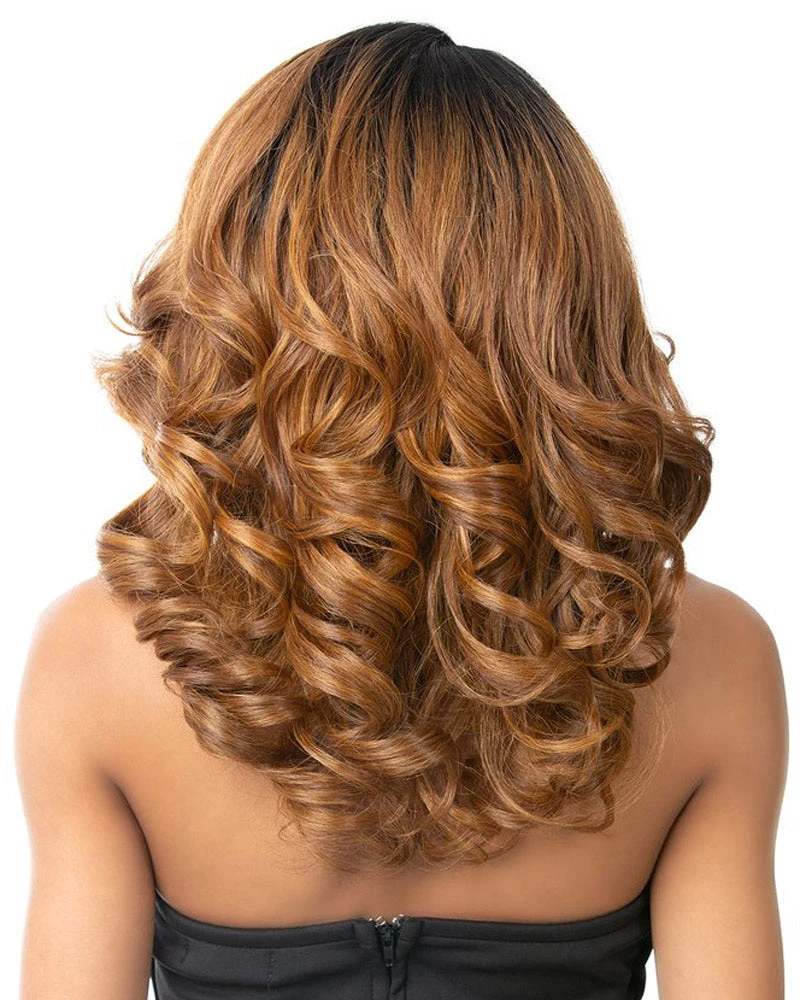 BFF Lace Bellatrix | Lace Front & Lace Part Synthetic Wig By It's A Wig - Image 2