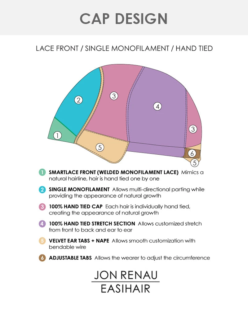 Willow (Exclusive) | Lace Front & Monofilament Synthetic Wig By Jon Renau - Image 6
