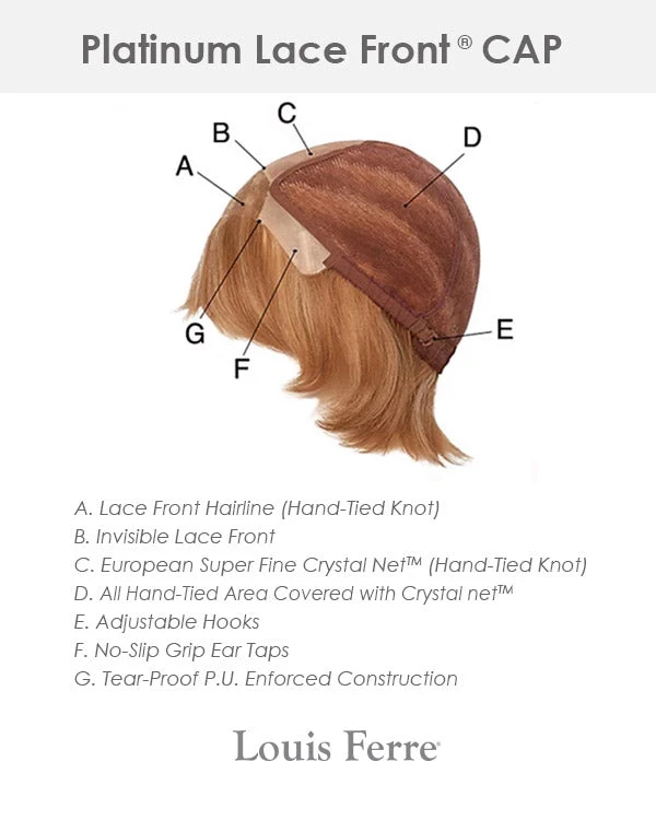 PLF009HM | Lace Front & Monofilament Human Hair Wig By Louis Ferre - Image 4