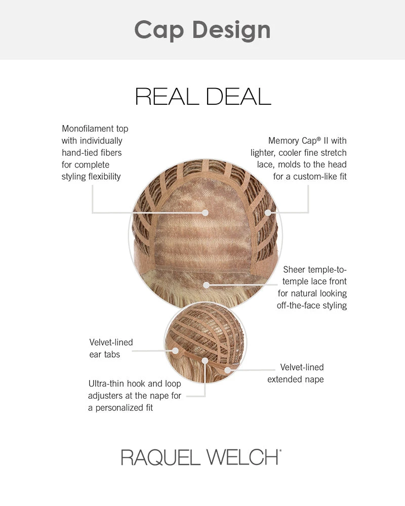 Real Deal | Lace Front & Monofilament Top Synthetic Wig By Raquel Welch - Image 6