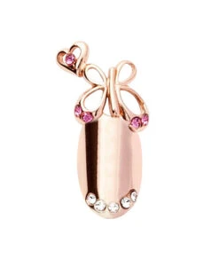 Stephen Nail Jewelry Butterfly (Small Pink Gold)