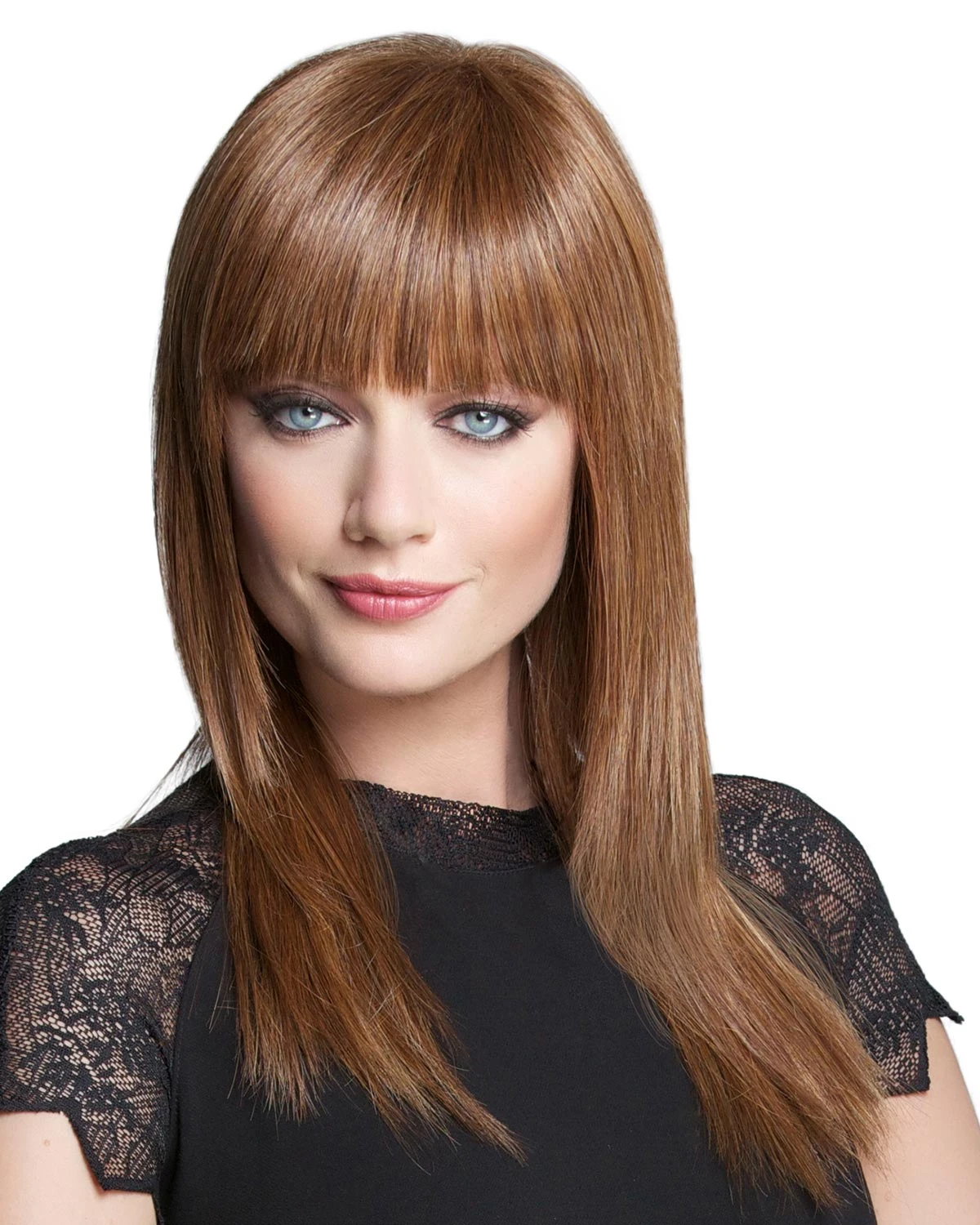 Sleek & Straight | Monofilament Crown Synthetic Wig By TressAllure - Image 2