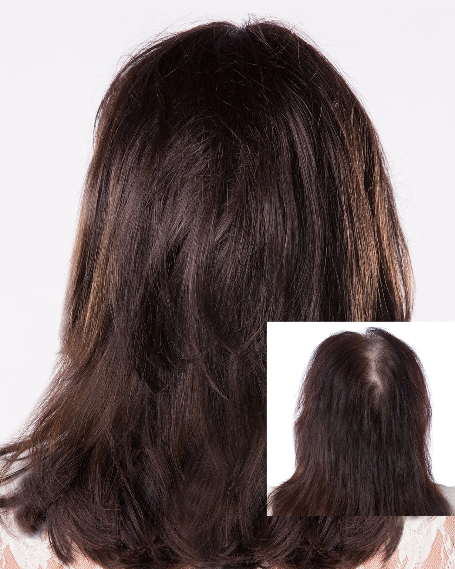 Faux Filler Ultimate Straight Topper HF | Synthetic Hair Wiglet By Toni Brattin - Image 3