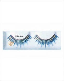 804 A4 Eyelashes (Blue/Gold)