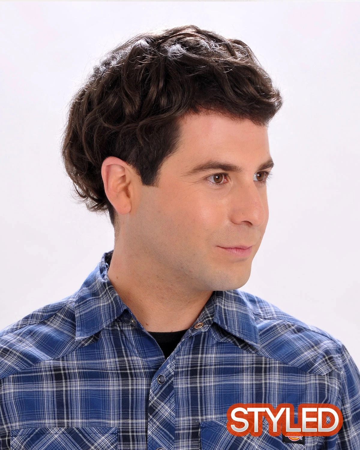 403 | Men's Human Hair Toupee By Wig Pro - Image 8