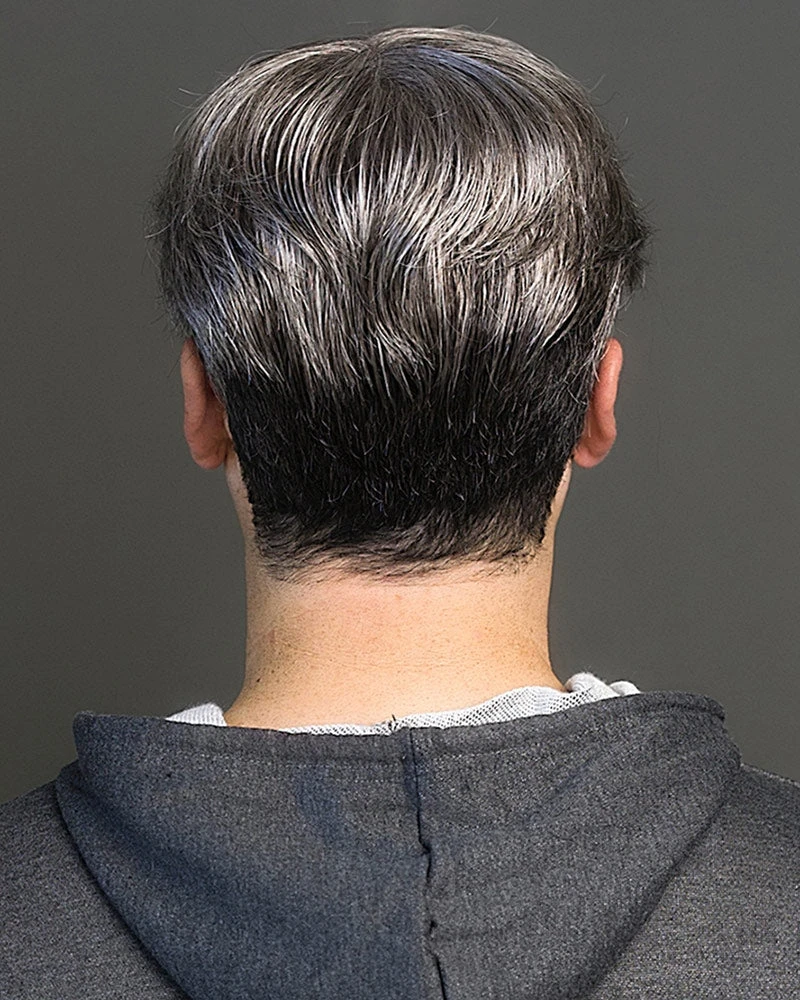 403 | Men's Human Hair Toupee By Wig Pro - Image 4