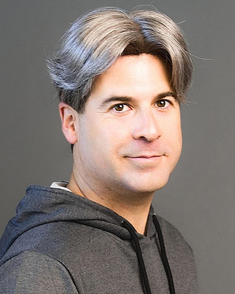 403 | Men's Human Hair Toupee By Wig Pro - Image 2